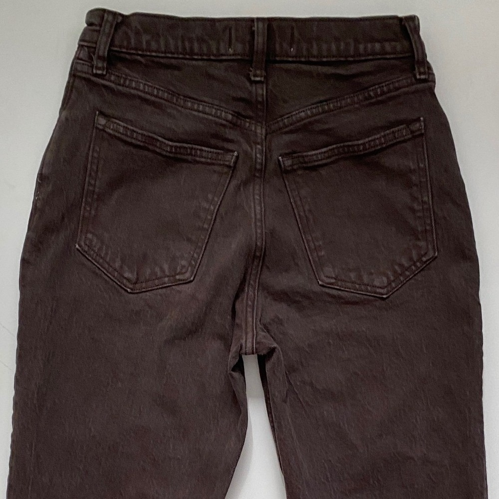 Abercrombie & Fitch The 90s Straight Ultra High Rise Brown Jeans 26/2S 15501304 - Picture 5 of 11